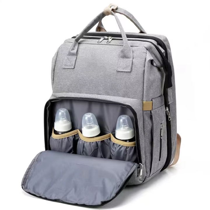 Mummy bags with Large Capacity Diaper Backpack manufacturer