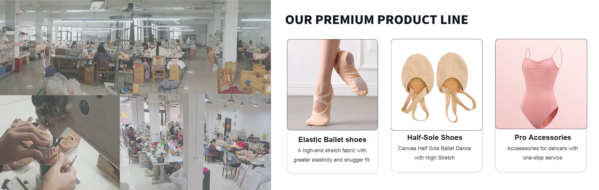 Ballet shoes, dancewear
